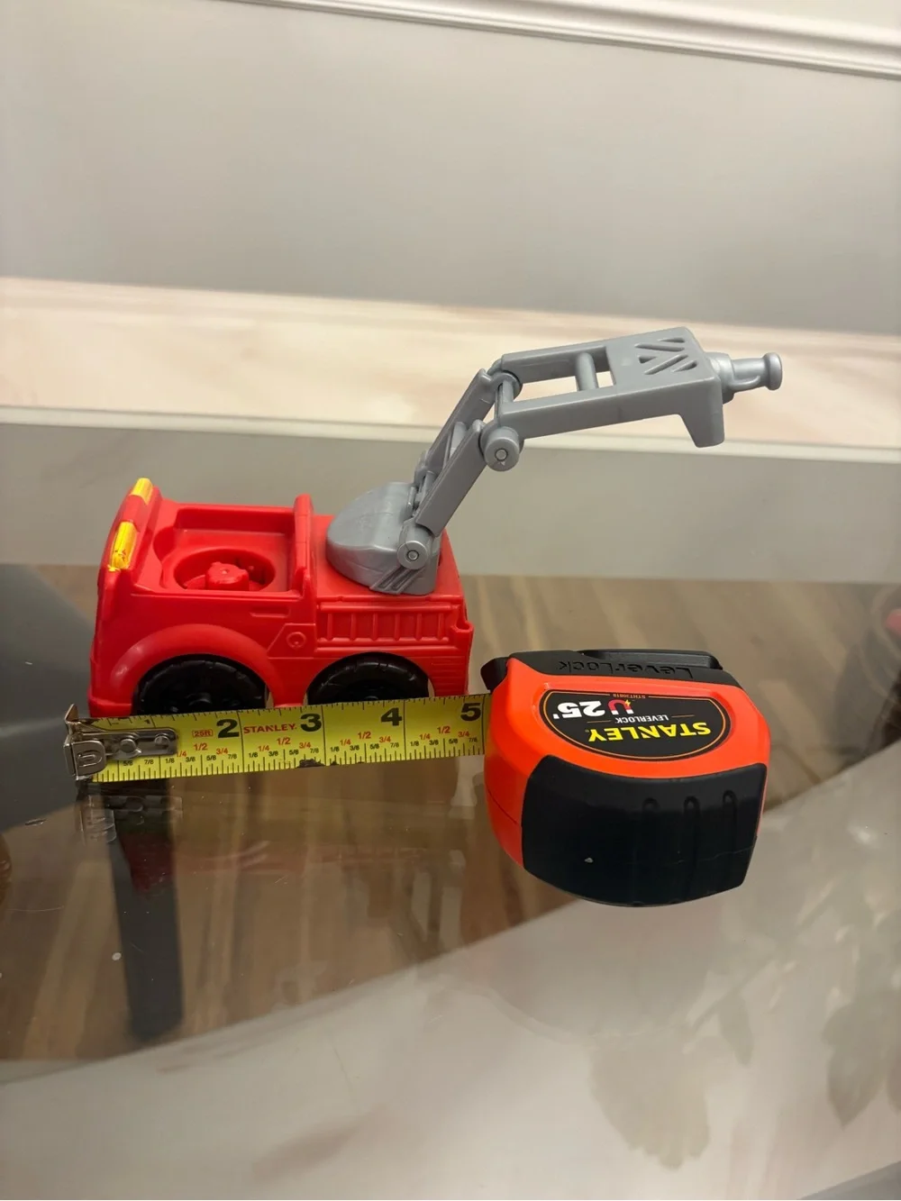 Red Fire Truck Toy with Firefighter Figure - Kids Toys